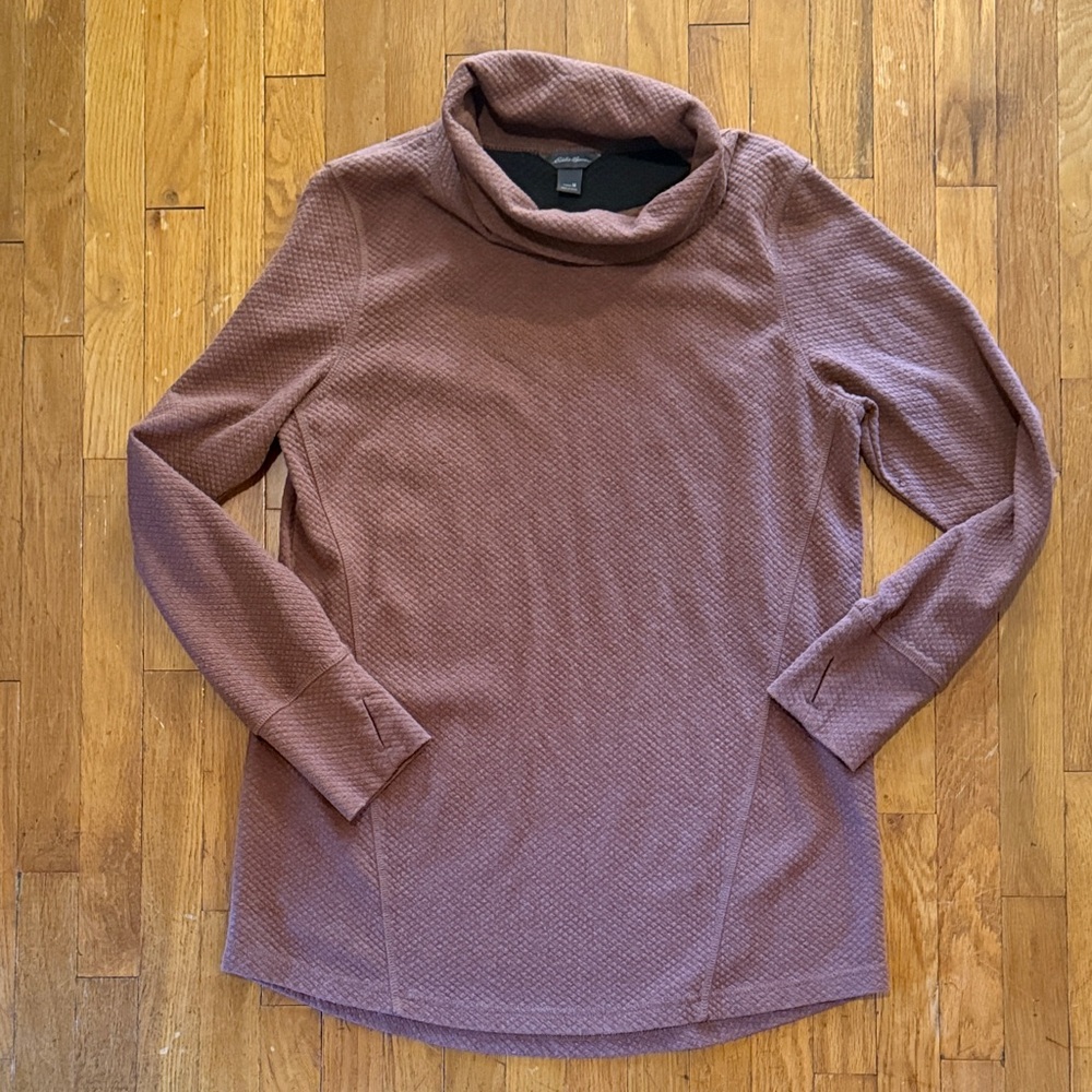 Eddie Bauer mock neck tunic